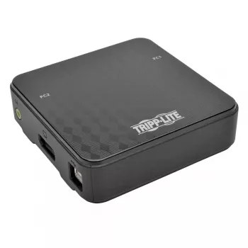 KVM jungiklis 2 prievadų DisplayPort Tripp Lite B004-DP2UA2-K, 4K@60Hz, USB klaviatūra/pelė, garsas, kabeliai
