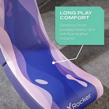 Konsolinė žaidimų kėdė X Rocker 2022084 – minkšta sėdynė, sulankstoma, 80 kg