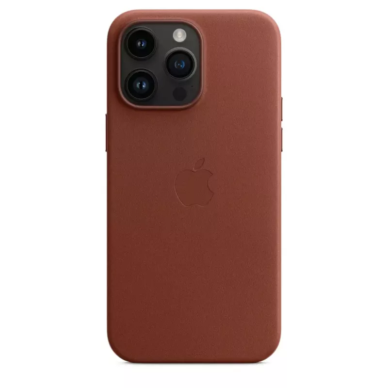 Odinė dėklė su MagSafe iPhone 14 Pro Max – Apple, Ruda, 6,7 colių