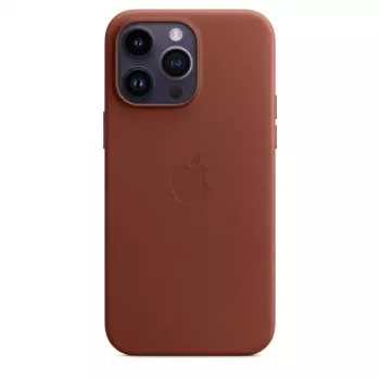 Odinė dėklė su MagSafe iPhone 14 Pro Max – Apple, Ruda, 6,7 colių