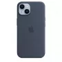 Silicinio dėklo dangtelis Apple iPhone 14 MagSafe Storm Blue