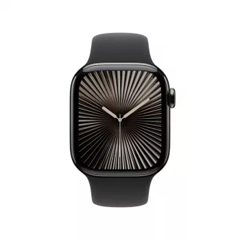 Apple Watch Series 10 GPS + Cellular 42 mm Slate Titanium Black – išmanusis laikrodis