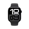 Išmanusis laikrodis Apple Watch Series 10 GPS + Cellular 46mm Jet Black aliuminio korpusas su juodu sportiniu dirželiu M/L