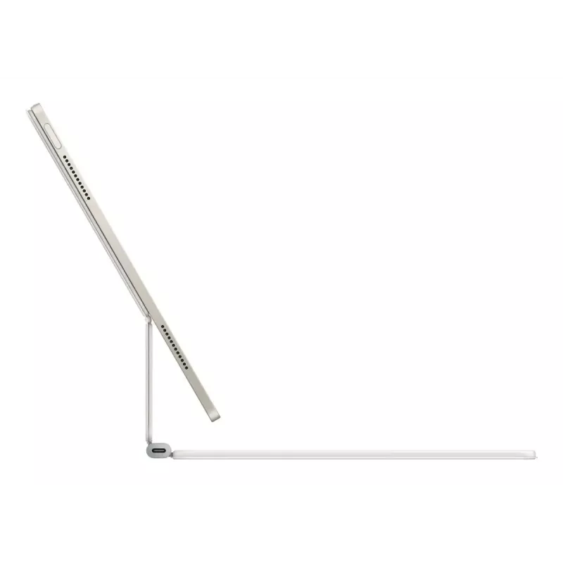 Apple Magic Keyboard QWERTY daniškas baltas su jutikliniu kilimėliu