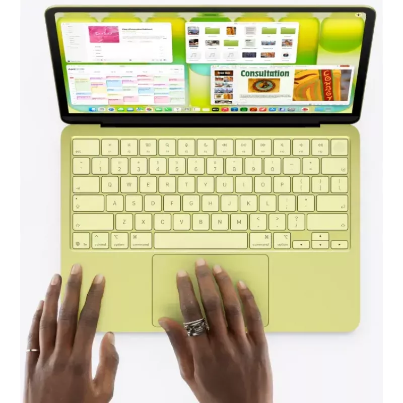 Nešiojamas kompiuteris Apple MacBook Neo 13 colių – A18 Pro (6 branduolių CPU, 5 branduolių GPU), 8 GB RAM, 512 GB SSD, Touch ID, Liepų žalios spalvos