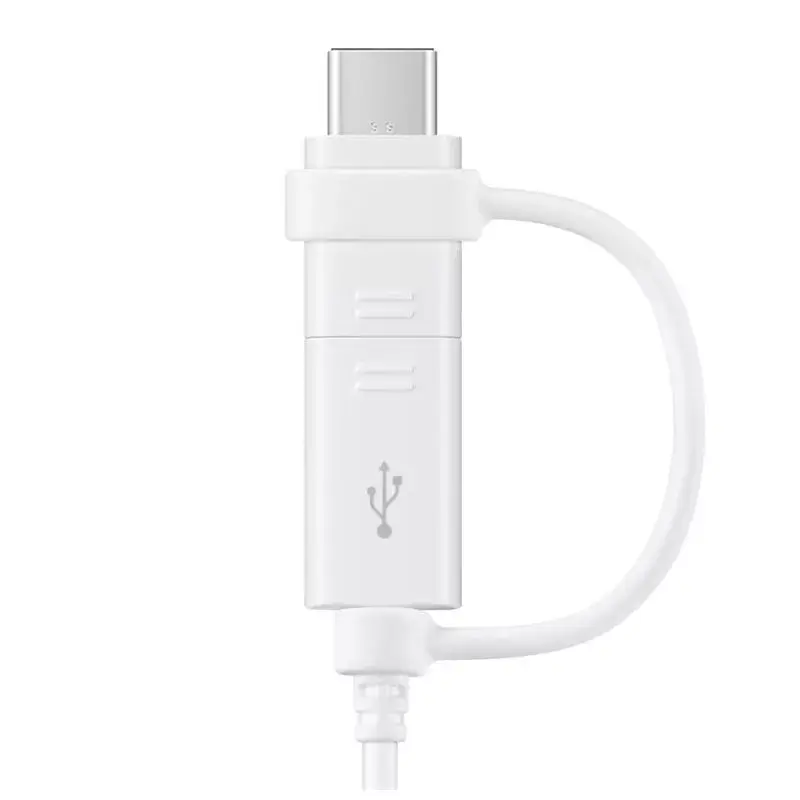 USB laidas Samsung EP-DG930 1,5 m USB A USB C / Micro-USB B baltas