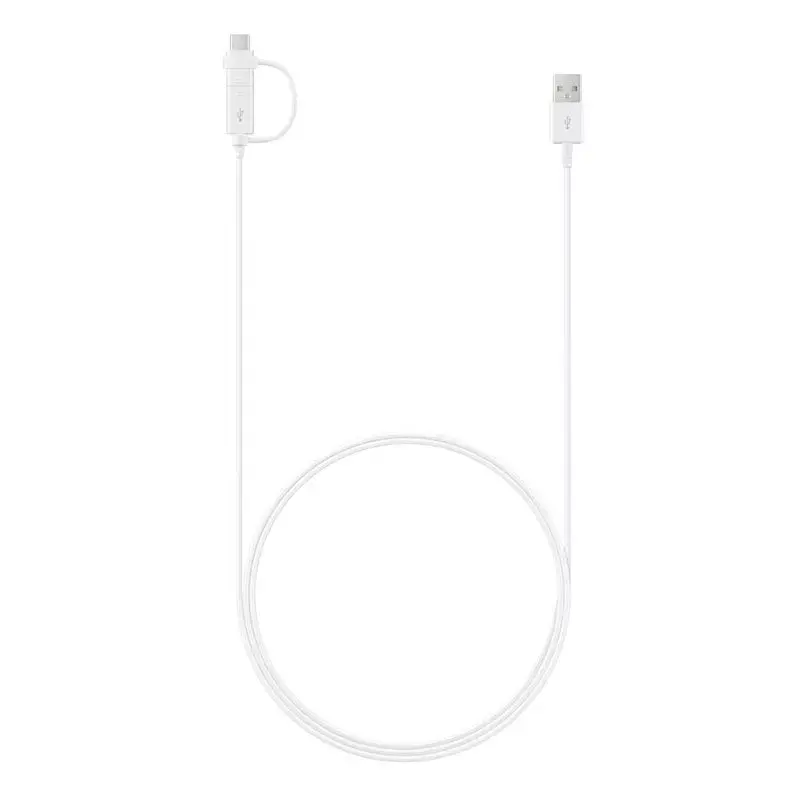 USB laidas Samsung EP-DG930 1,5 m USB A USB C / Micro-USB B baltas