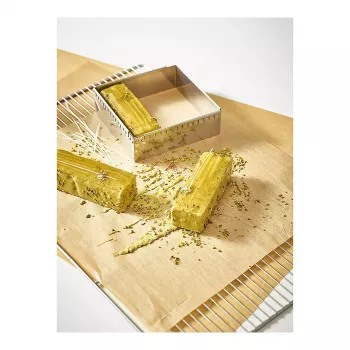 Kepimo forma de Buyer 3013.20 nerūdijančio plieno kvadratinis rėmelis 20x20 cm