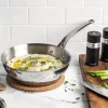 Keptuvė wok tipo de Buyer 3736.24 apvali nerūdijančio plieno 24 cm