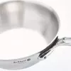 Keptuvė wok tipo de Buyer 3736.24 apvali nerūdijančio plieno 24 cm