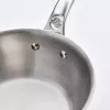 Keptuvė wok tipo de Buyer 3736.24 apvali nerūdijančio plieno 24 cm