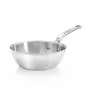 Keptuvė wok tipo de Buyer 3736.24 apvali nerūdijančio plieno 24 cm