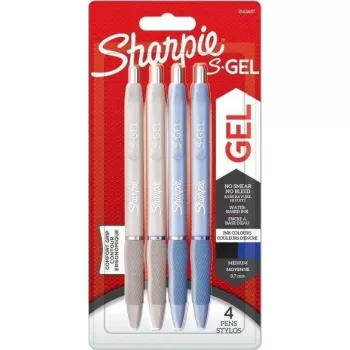 Gelinis rašiklis Sharpie S‑Gel Frost Blue Pearl White 0,7 mm – mėlynai juodas rašalas