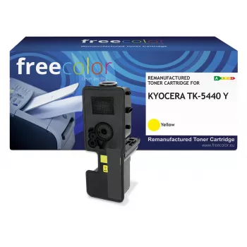 Tonerių kasetė FREECOLOR K16582F7, suderinama su Kyocera, geltona, išeiga 2400 puslapių, 1 vnt.