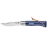 Kišeninis peilis su slydimo jungtimi Opinel N°08 Camper/Scout Blue, ašmenų ilgis 8,5 cm