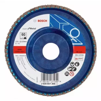 Valymo diskas Bosch 2 608 607 366 plokščiu centru metalui