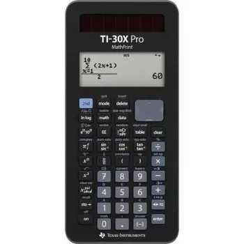 Mokslinis skaičiuotuvas Texas Instruments TI-30 X Pro MathPrint – 2 eilučių ekranas, maitinamas baterija