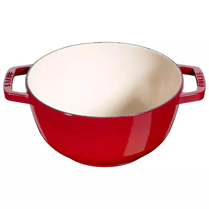 Fondiu rinkinys Staub 18 cm Cherry, apvalus 0,25 l, 187×100 mm, 4,6 kg