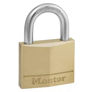 MASTER LOCK 40 mm spyna iš masyvaus žalvario su raktu, skirtingi raktai