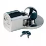 MASTER LOCK 377EURDAT Universalus priekabos sankabos spyna, sidabrinė, plokščiu raktu