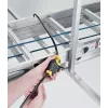 Reguliuojamas užrakto kabelis Python MASTER LOCK 1,8m x 10mm juoda/geltona