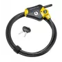 Reguliuojamas užrakto kabelis Python MASTER LOCK 1,8m x 10mm juoda/geltona