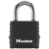 MASTER LOCK M178EURD spyna 57 mm platus Excell cinko korpusas su savo kodu juoda