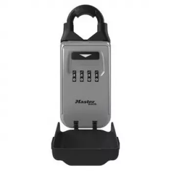 Nešiojamas seifas MASTER LOCK 5420EURD su kombinaciniu užraktu, pilka spalva