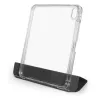 Dėklas iPad 10,9 col. (27,7 cm) Port Designs NOUMEA II SLIMCLEAR ECO, permatomas/juodas, 3 stovėjimo režimai