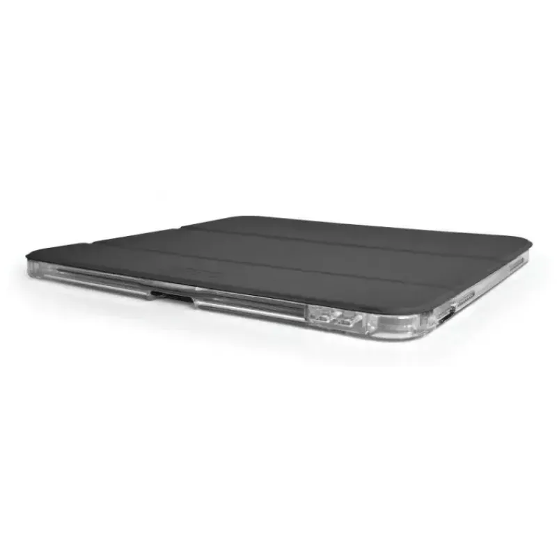 Dėklas iPad 10,9 col. (27,7 cm) Port Designs NOUMEA II SLIMCLEAR ECO, permatomas/juodas, 3 stovėjimo režimai