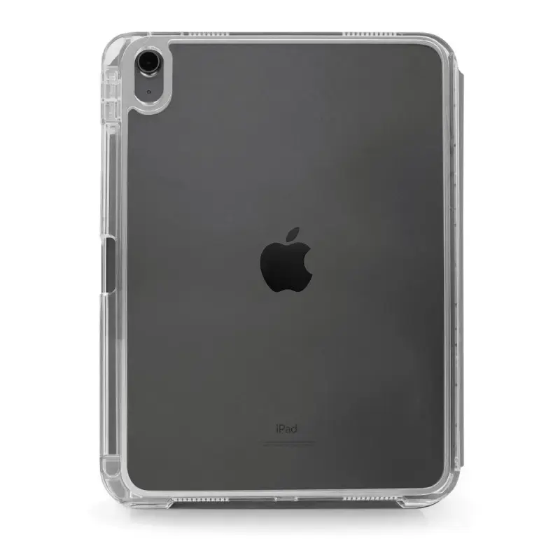 Dėklas iPad 10,9 col. (27,7 cm) Port Designs NOUMEA II SLIMCLEAR ECO, permatomas/juodas, 3 stovėjimo režimai