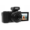 Kompaktiškas fotoaparatas AgfaPhoto Realishot C110 – 24 MP, 1/3,06 colio CMOS, 3x optinis priartinimas, 4K, Wi‑Fi, 2,8 colio liečiamasis ekranas, juodas