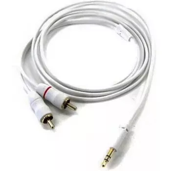 Inakustik RCA garso laidas 3 m 2 x RCA 3,5 mm baltas
