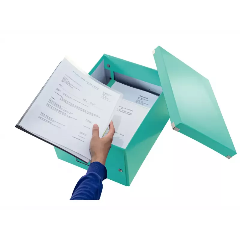 Laikymo dėžė Leitz Click & Store Medium turkio spalvos