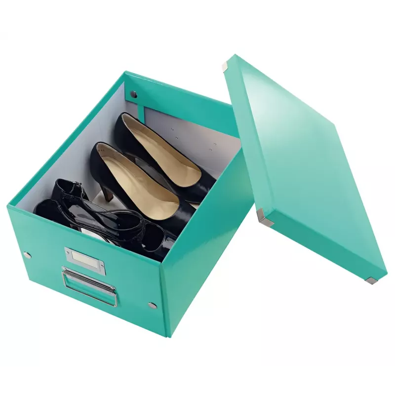 Laikymo dėžė Leitz Click & Store Medium turkio spalvos