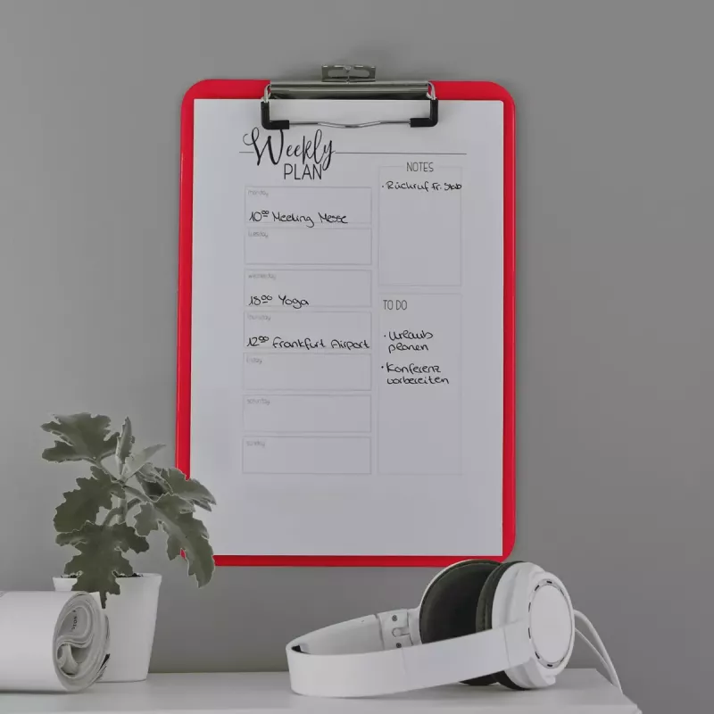 Planšetė Leitz WOW A4 Metal Raudona 80 lapų