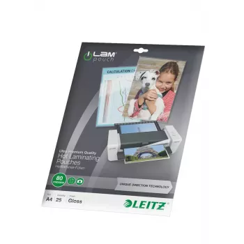 Laminavimo maišeliai Leitz iLAM UDT 25 vnt.