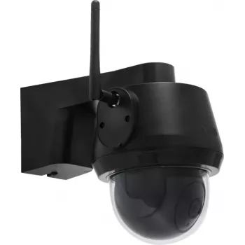 IP kupolinė stebėjimo kamera ABUS PPIC52520B, lauko, laidinė ir belaidė, 4K 3840x2160, 8MP, 4 mm, 1/2,8 colio CMOS, sieninis montavimas, juoda