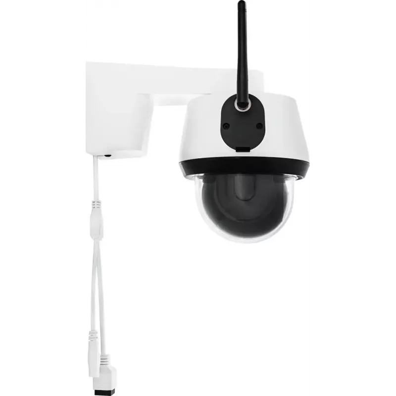 IP kupolinė stebėjimo kamera ABUS PPIC52520 Lauko Vieno laido ir Belaidis 4K 3840x2160 4 mm objektyvas 1 lx montavimui ant sienos