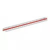 Liniuotė WEDO 52 55001 300 mm plastikinė raudona balta 1 vnt.