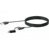 USB laidas Schwaiger CK 3112 USB 2.0 1m USB A Micro-USB B juodas