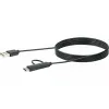 USB laidas Schwaiger CK 3112 USB 2.0 1m USB A Micro-USB B juodas