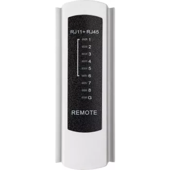 Tinklo kabelių testeris Schwaiger NWM1 531 RJ-11 RJ-45 juodas baltas
