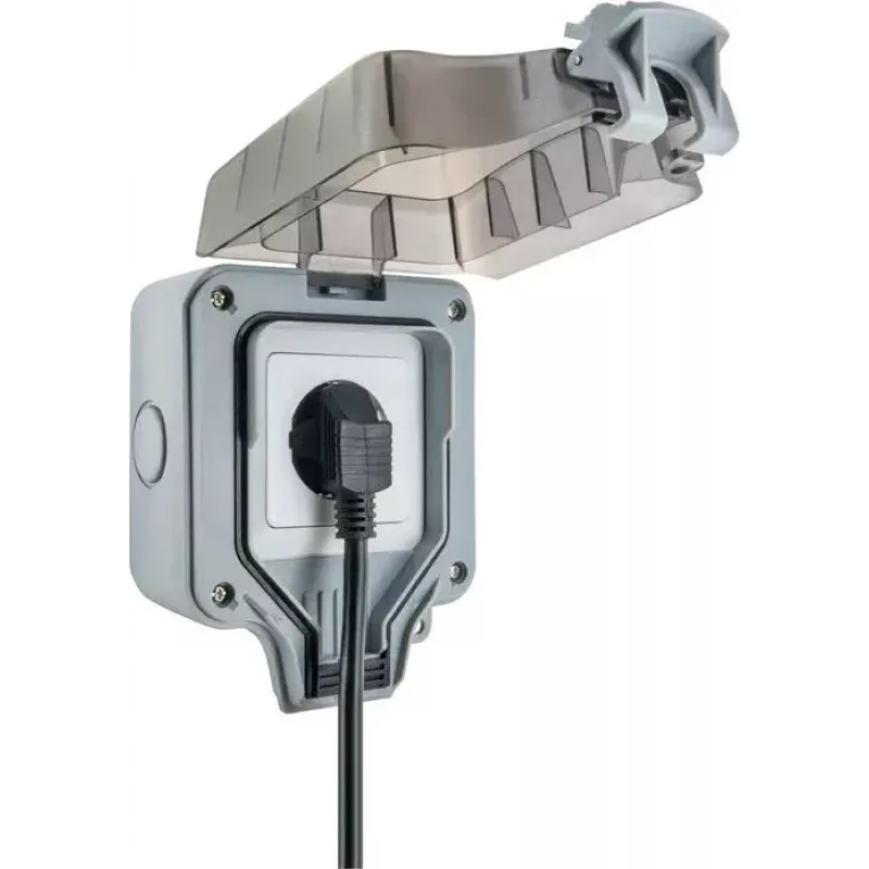 Lizdas Schwaiger SOAD0100 pilkas IP66 230V 16A