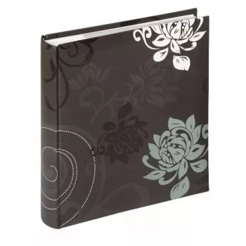 Fotoalbum Walther Design Grindy ME201B juodai pilkas 200 lapų 11,5x15,5 cm