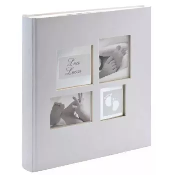 Fotoalbumas Walther Design Little Foot Pilka 60 lapų 13x18 cm