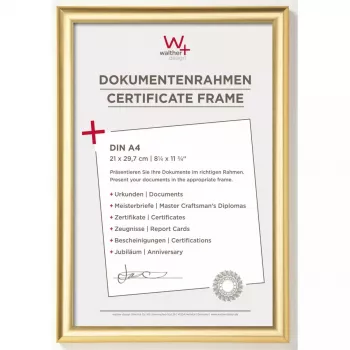 Vienintelis nuotraukų rėmelis Walther Design KP130G Auksinis
