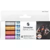 Dažų markerių rinkinys Schneider ML01111501 Varinė, Auksinė, Sidabrinė, Violetinė 4 vnt.