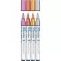 Dažų markerių rinkinys Schneider ML01111501 Varinė, Auksinė, Sidabrinė, Violetinė 4 vnt.
