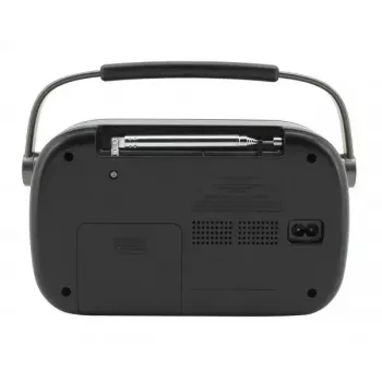 Nešiojamas radijas Soundmaster DAB280 – DAB+, FM, analoginis ir skaitmeninis, 1,2 W, juodas, tinklo / baterijų